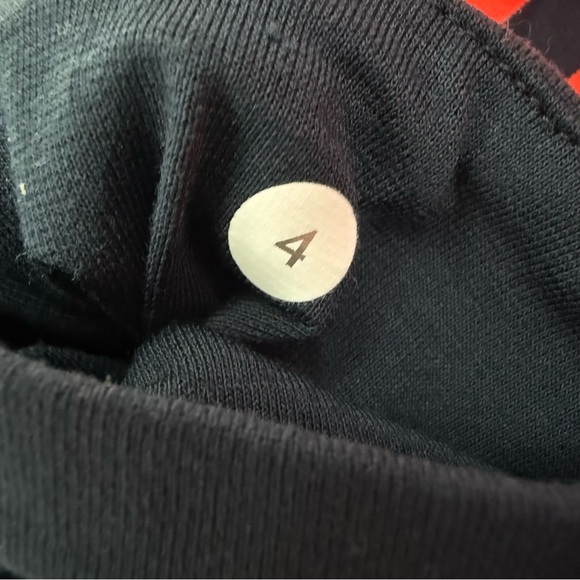 Women’s Lululemon Wunder Under Crop Leggings Sea Stripe Light Flare Size 4 - Picture 12 of 16